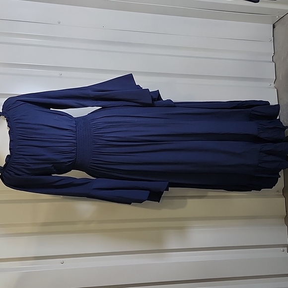 Scarlet Darkness Elegant Navy Blue Women's Renaissance Dress Size Small - Picture 2 of 7